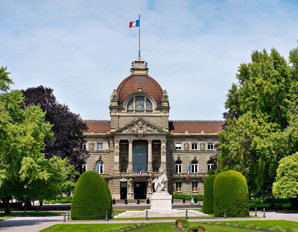 Celebration of the VNF and Heritage Foundation partnership at the Palais du Rhin in Strasbourg