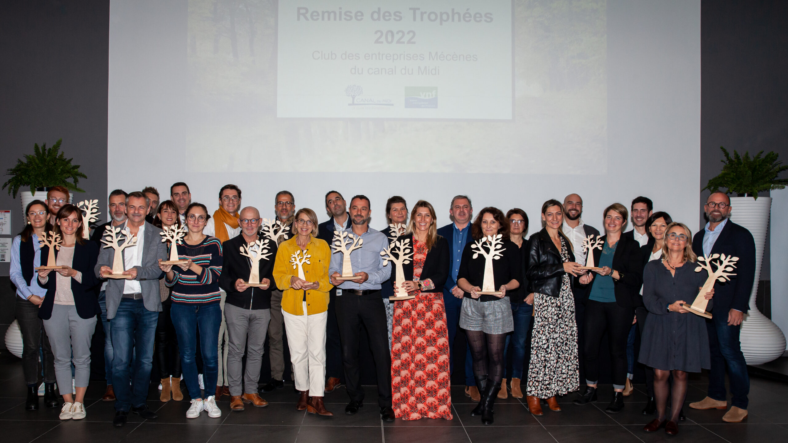 Cérémonie de remise des trophées 2022 des entreprises mécènes du canal du Midi